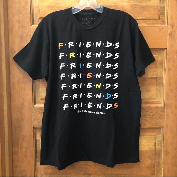 FRIENDS/ WORD SEARCH MENS AND BIG MENS GRAPHIC TEE/ Lg 44-42 - Picture 5 of 9